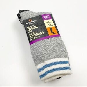 MOUNTAIN Ridge 2 Pairs Thermal Socks Sz‎ 9-11 New
